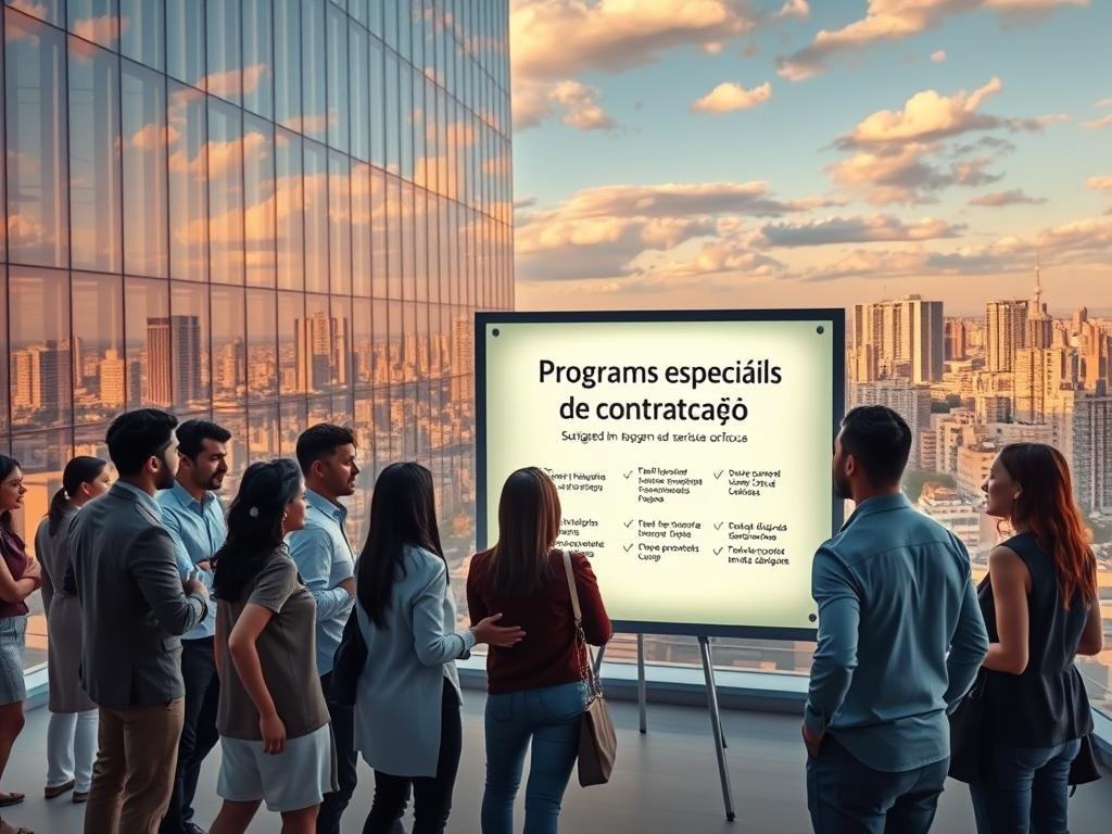 programas especiais de contratação