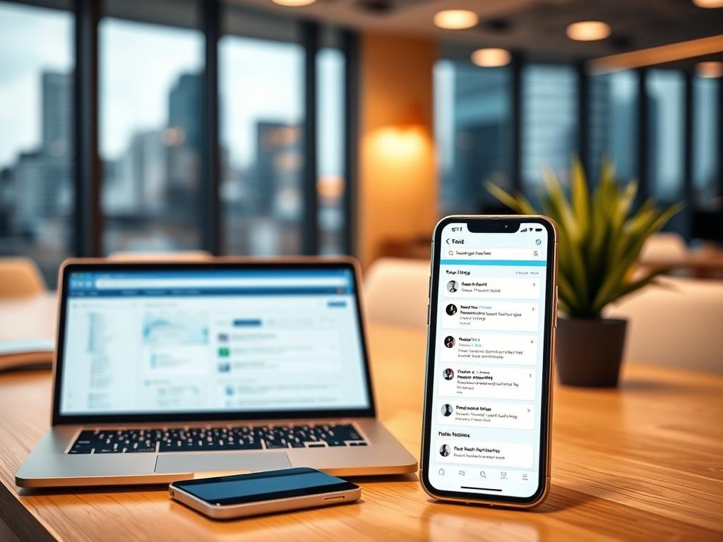 configuração de alertas de emprego